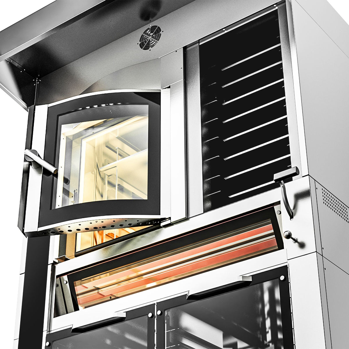 Commercial Bakery Electric Combi Oven 1600x1700x2350mm
