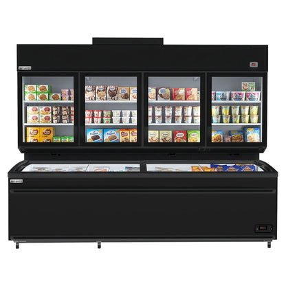 Refrigerated Wall Display Freezer 2500mm 1244L 1.90kW Black WTRU25S#TKIU25S