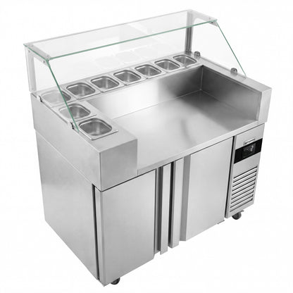 Refrigerated Preparation Table 1 Door 2 Drawers ZBF127DN#KGJ13#HMH130