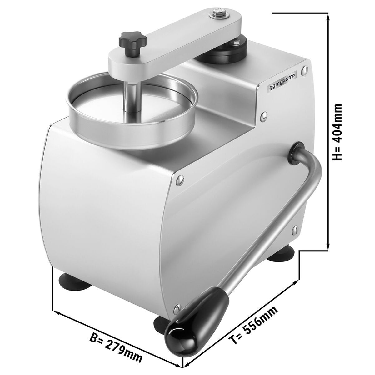 Manual Burger Press Stainless Steel HMSM1015