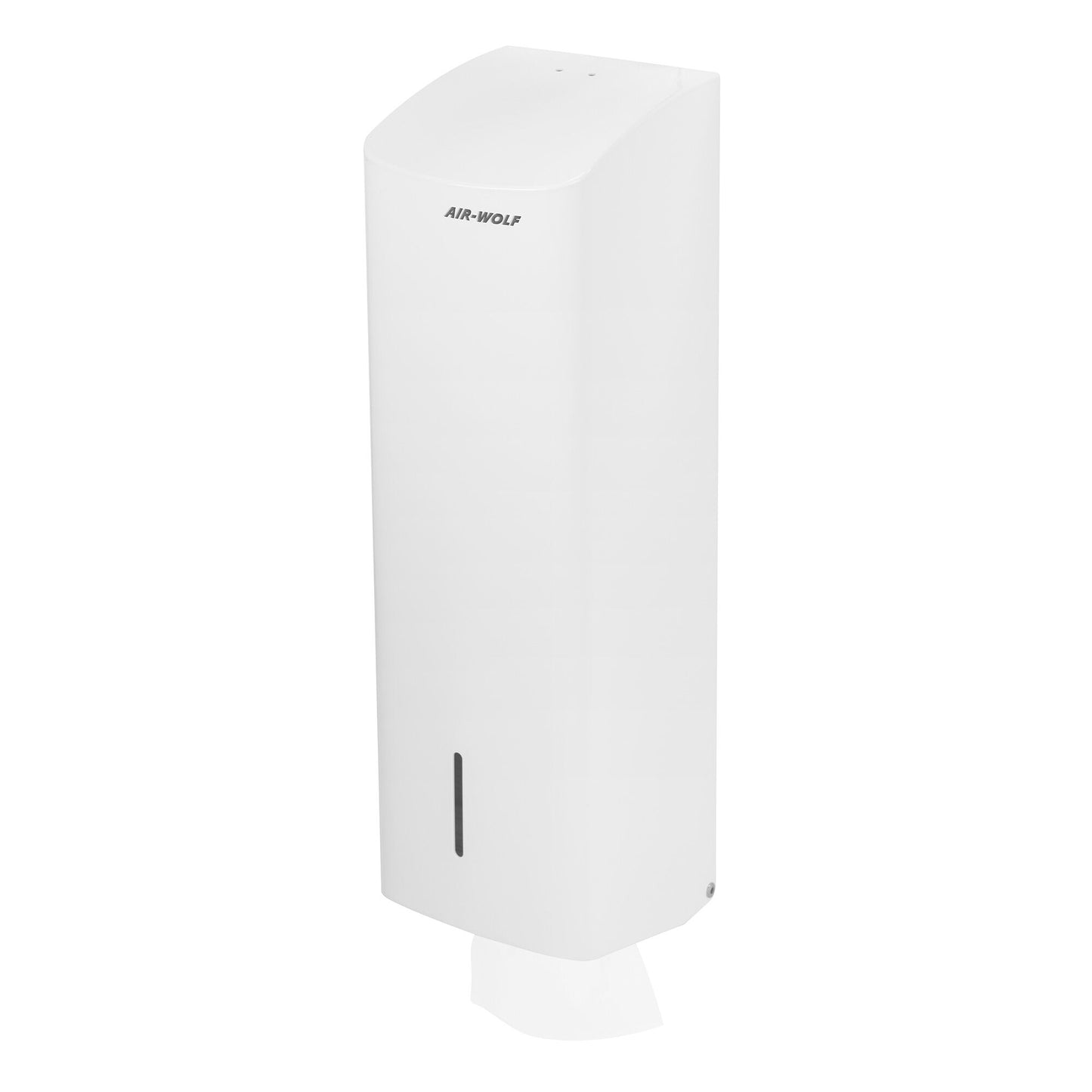 Wall Mounted Toilet Paper Dispenser 750 Sheets Stainless Steel White