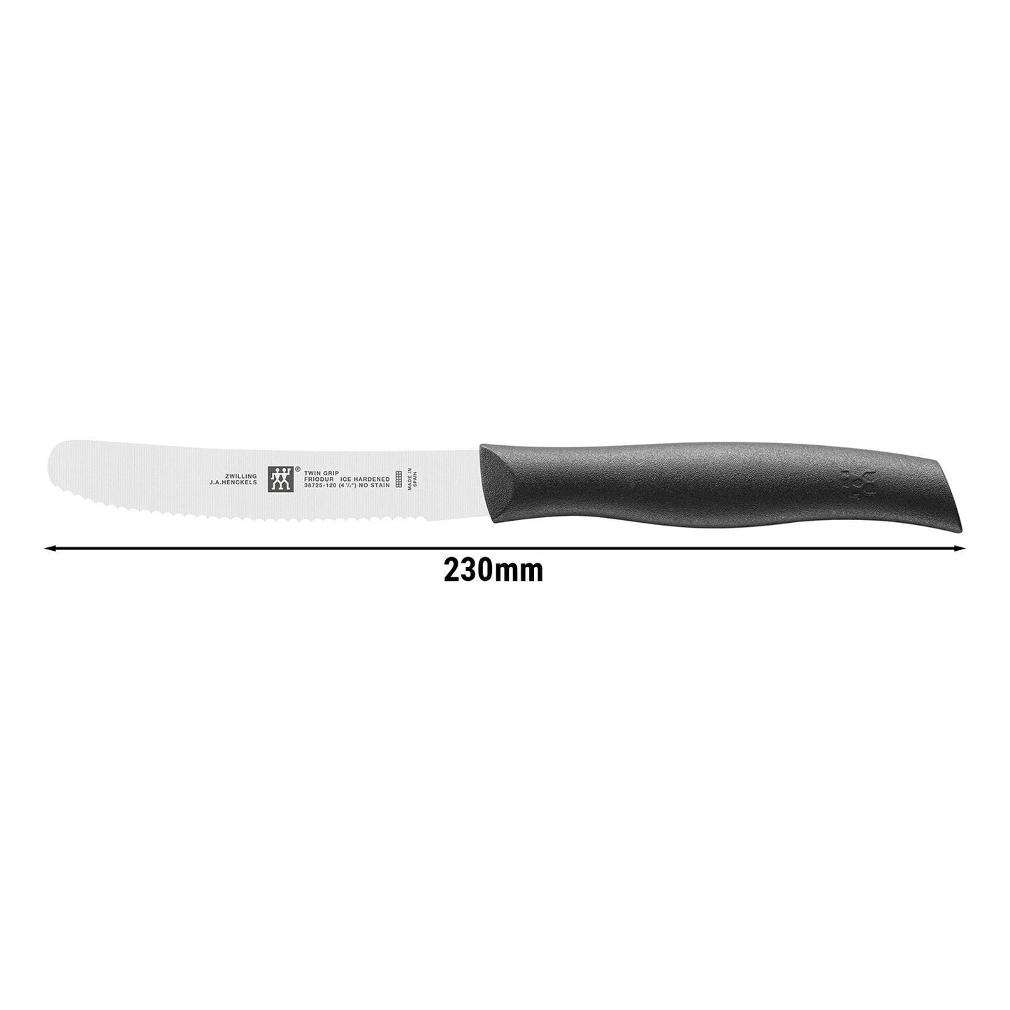 Twin Grip Utility Knife 120mm Blade Black Handle