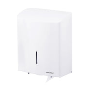 Duplex Paper Roll Dispenser Stainless Steel White