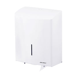 Duplex Paper Roll Dispenser Stainless Steel White