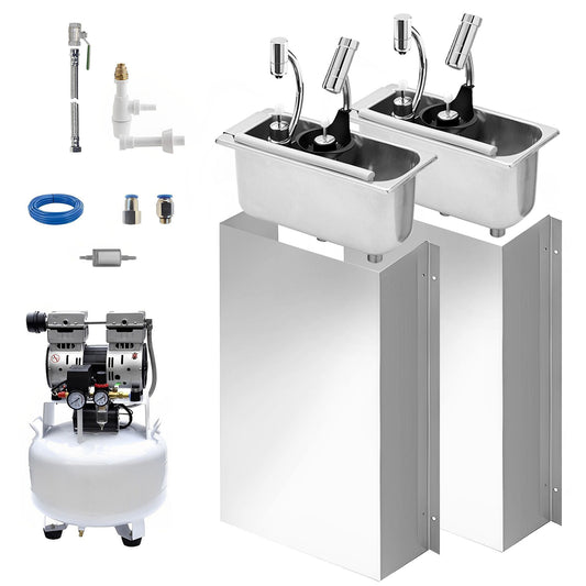 Commercial Portioner Dipper Well Set 270x112x480mm
