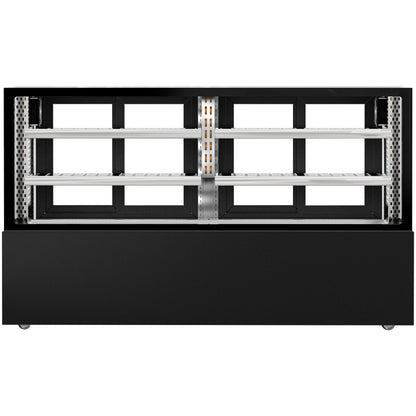 Refrigerated Display Case Double Glazing 735L Matt Black KTFG207SM