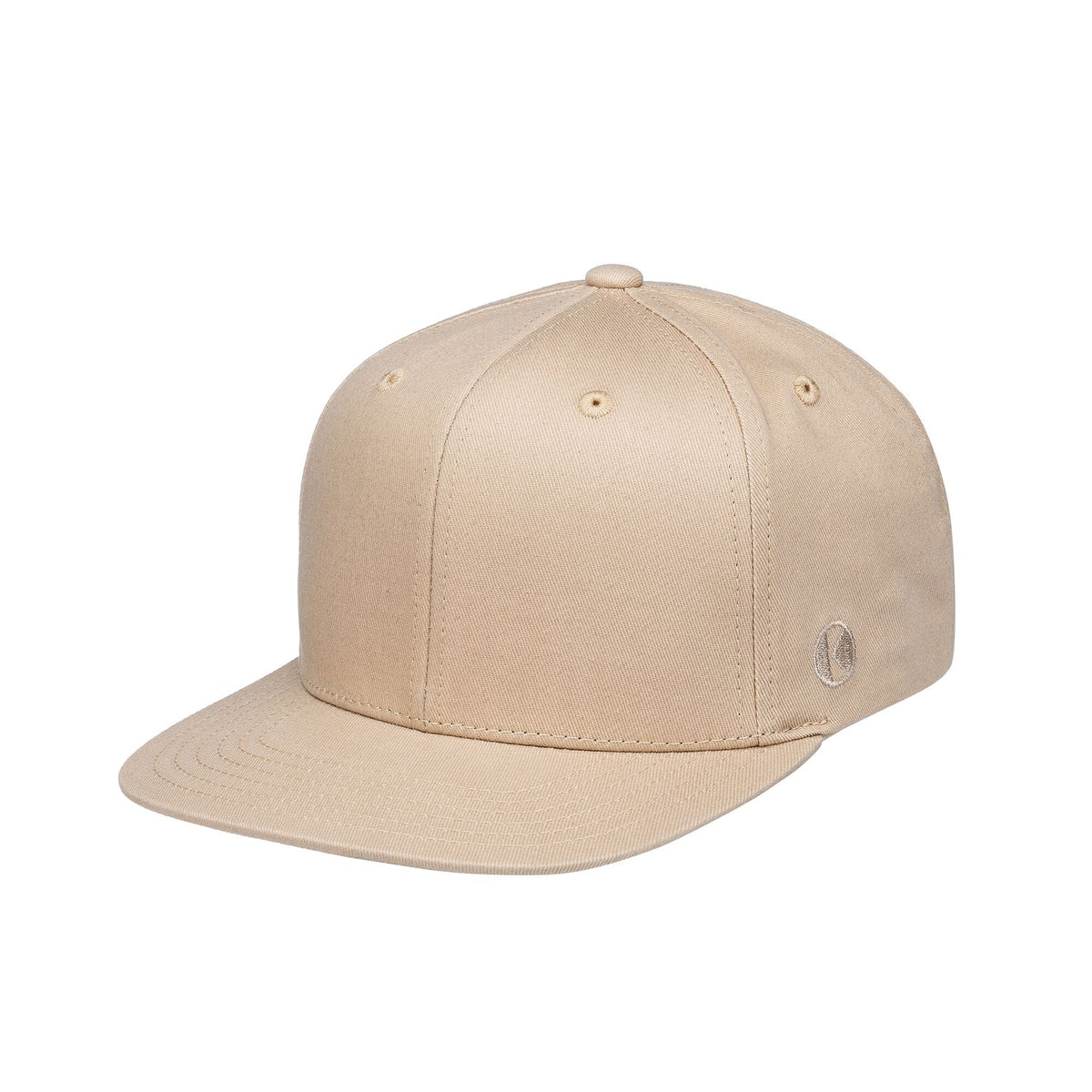 Unisex Classic Flat Peak Cap Beige FCCBK