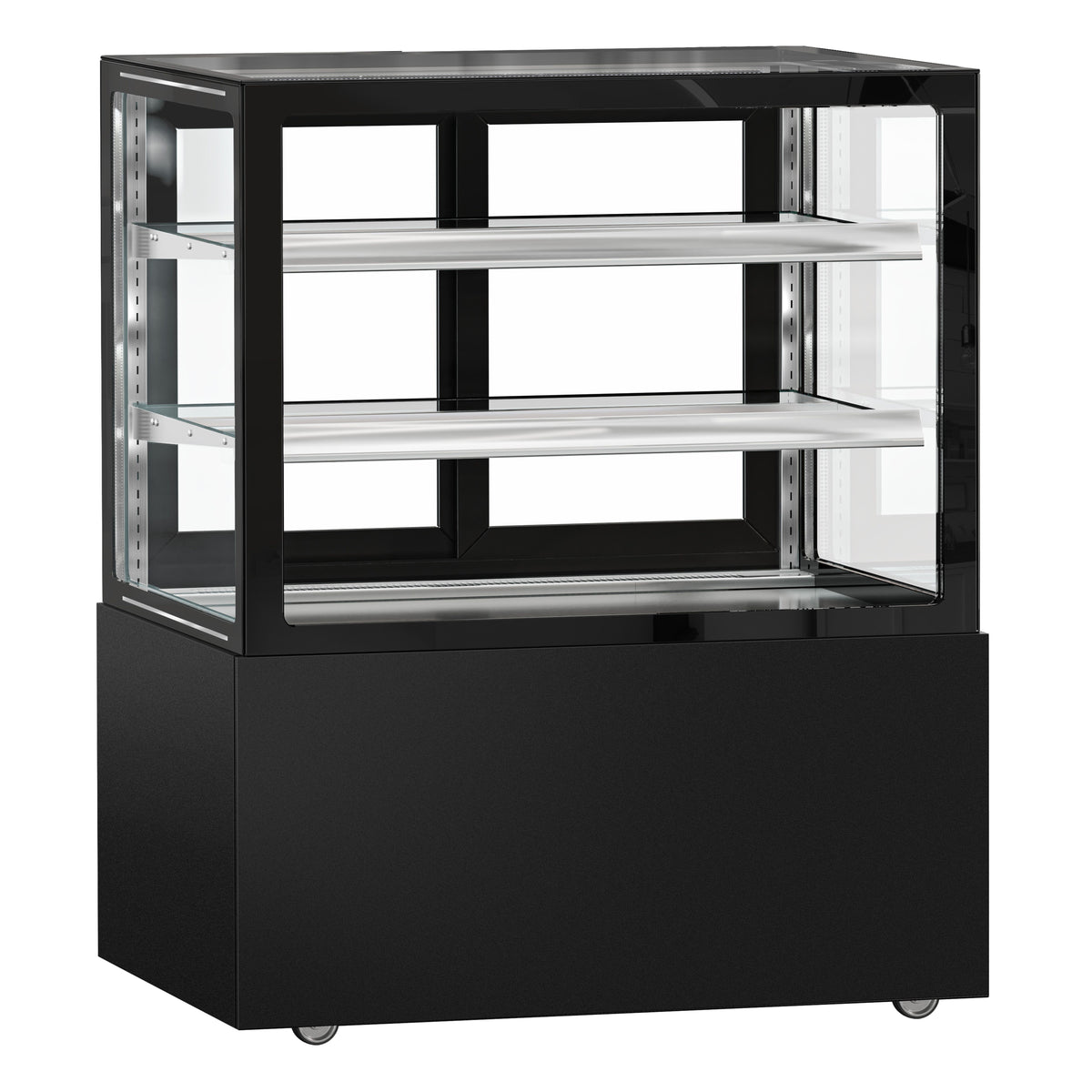 Refrigerated Pastry Display Case Double Glazing 430L Matt Black KTGSF107SM
