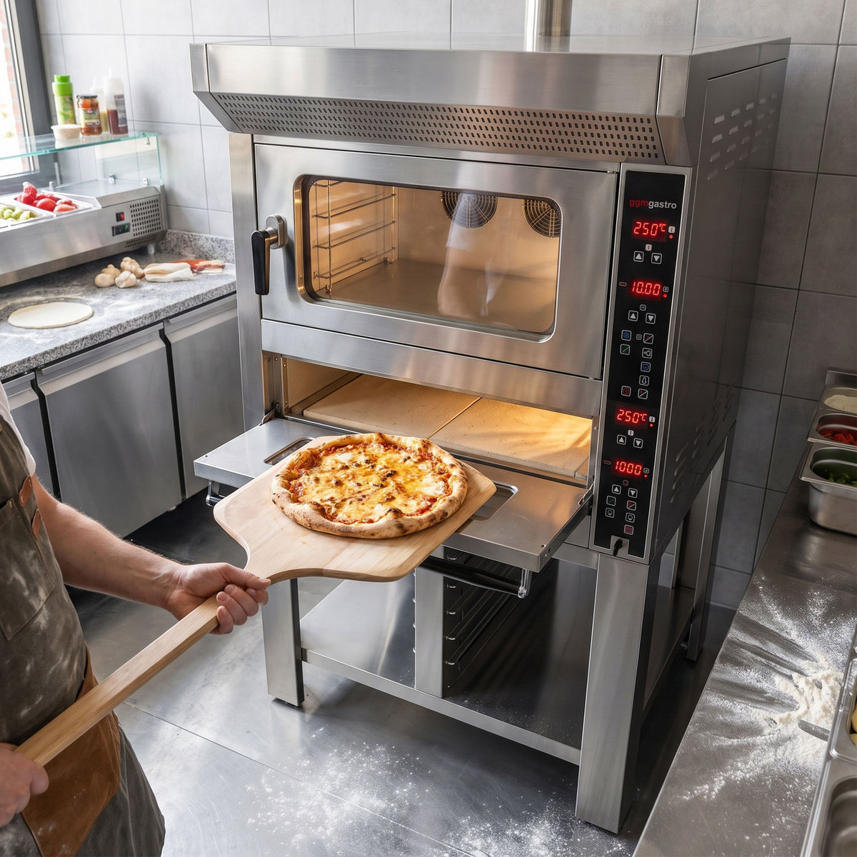 Commercial Bakery Convection and Pizza Combi Oven 1030x1151x1202mm
