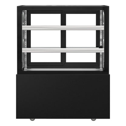 Refrigerated Pastry Display Case Double Glazing 430L Matt Black KTGSF107SM