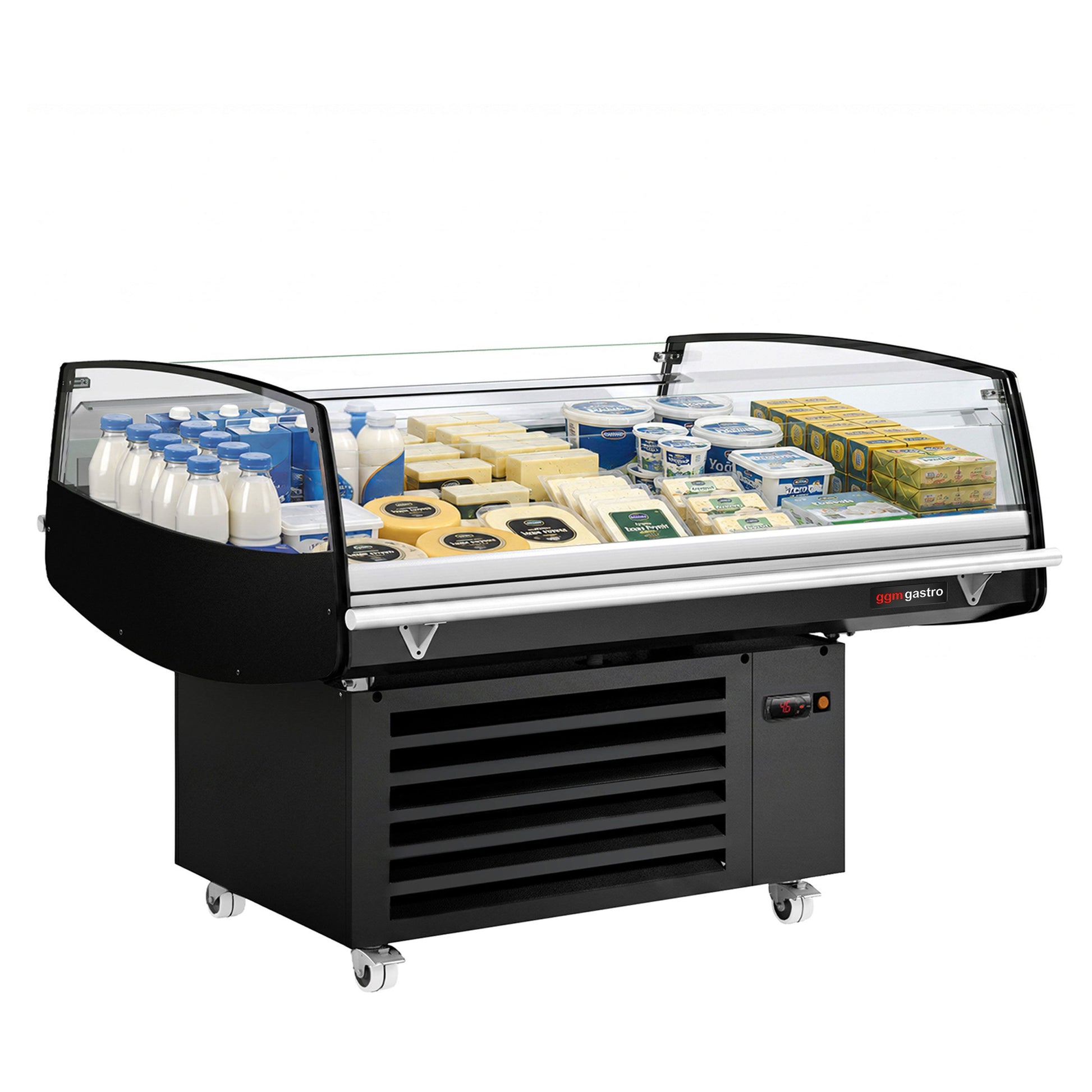 Refrigerated Display Island 1250mm 230L 1kW Black KTD230