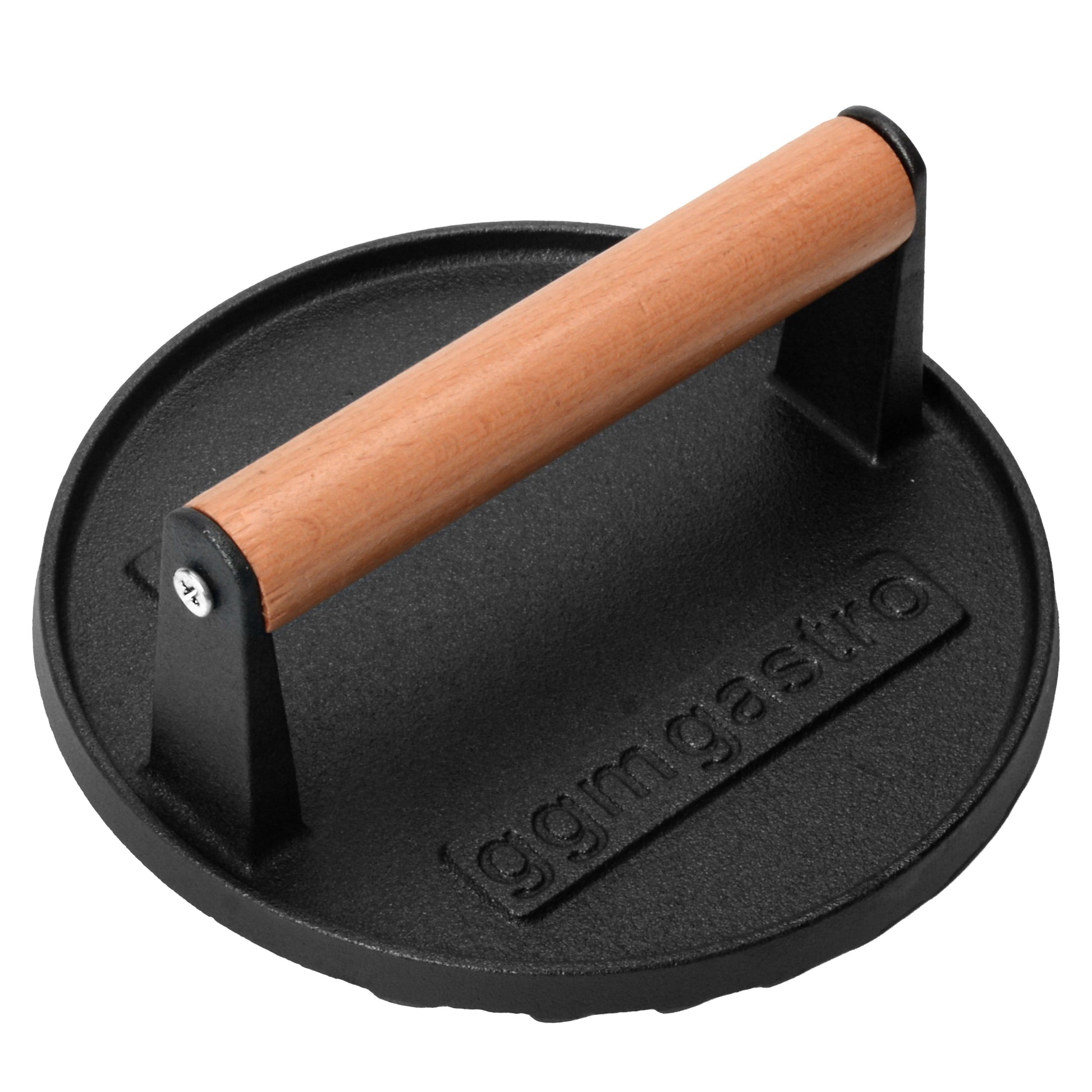 Smash Burger Press Cast Iron Grooved 175mm BPS175
