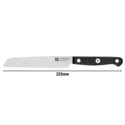 Utility Knife with Serration 130mm Blade Black Handle