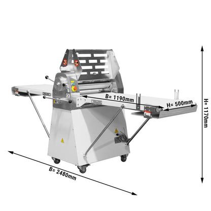 Commercial Dough Sheeter 750W 2950x880x1170mm