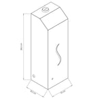 Automatic Soap Dispenser 1000ml Stainless Steel