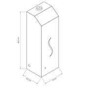 Automatic Soap Dispenser 1000ml Stainless Steel