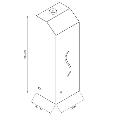 Commercial Automatic Soap Dispenser 100x85x285mm