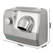 Wall Mounted Hair Dryer Anthracite Steel 10-126