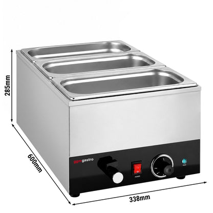 Electric Bain-Marie Stainless Steel GN 1/1 150mm 1.2kW BMH230