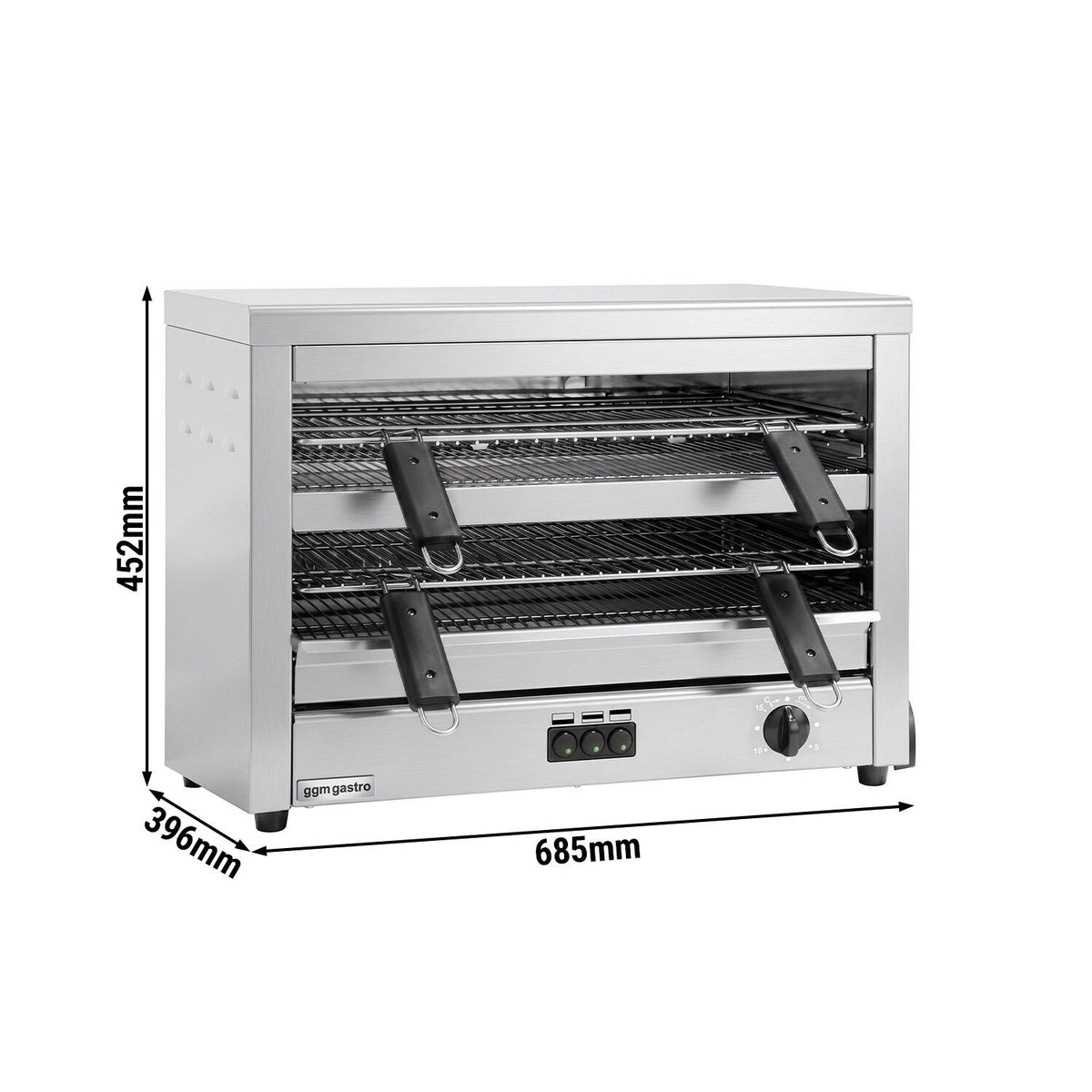Commercial Electric Salamander Grill 4.5kW 230/400V MTSGF634