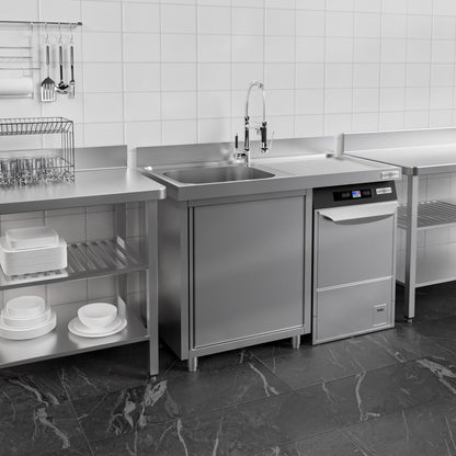 Commercial Dishwasher Sink with Cupboard 1200x700x970mm