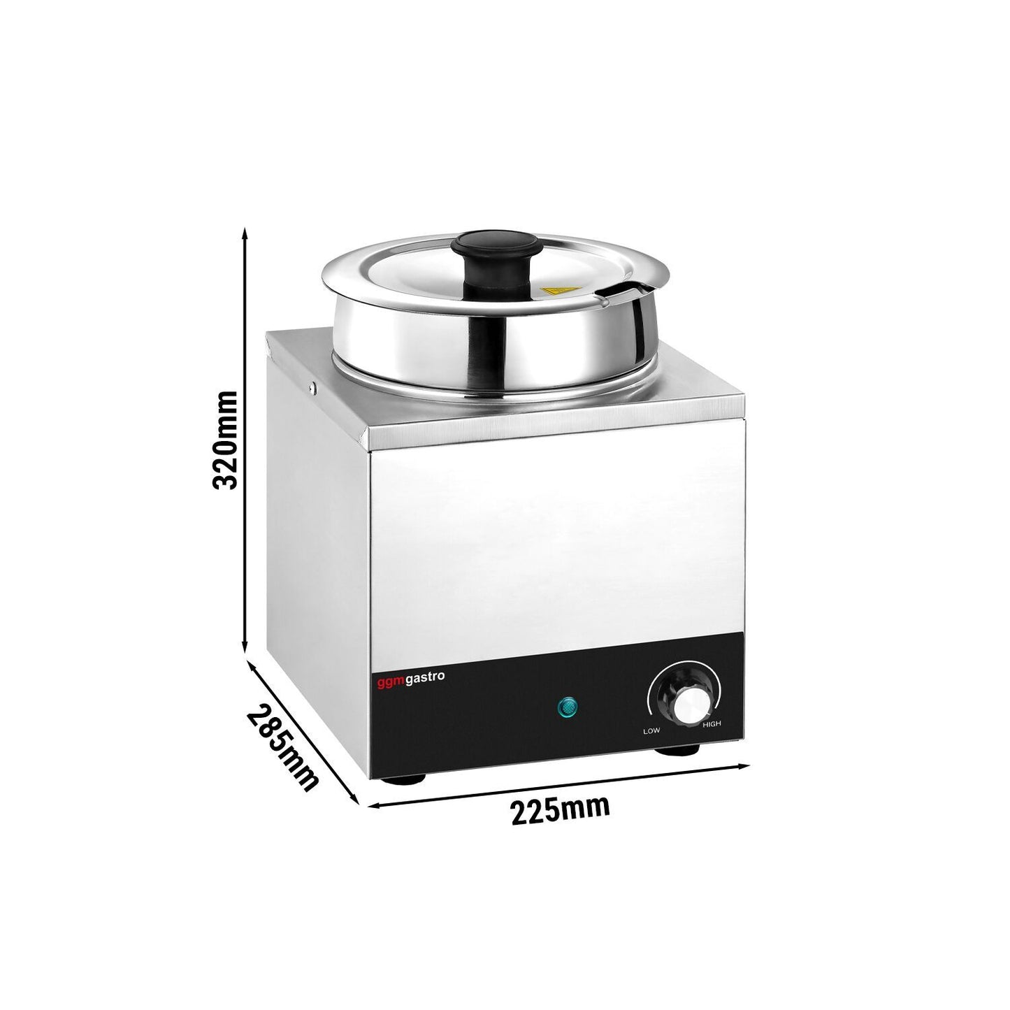 Electric Bain-Marie Soup Warmer 6.5L 200W BHPV65-1