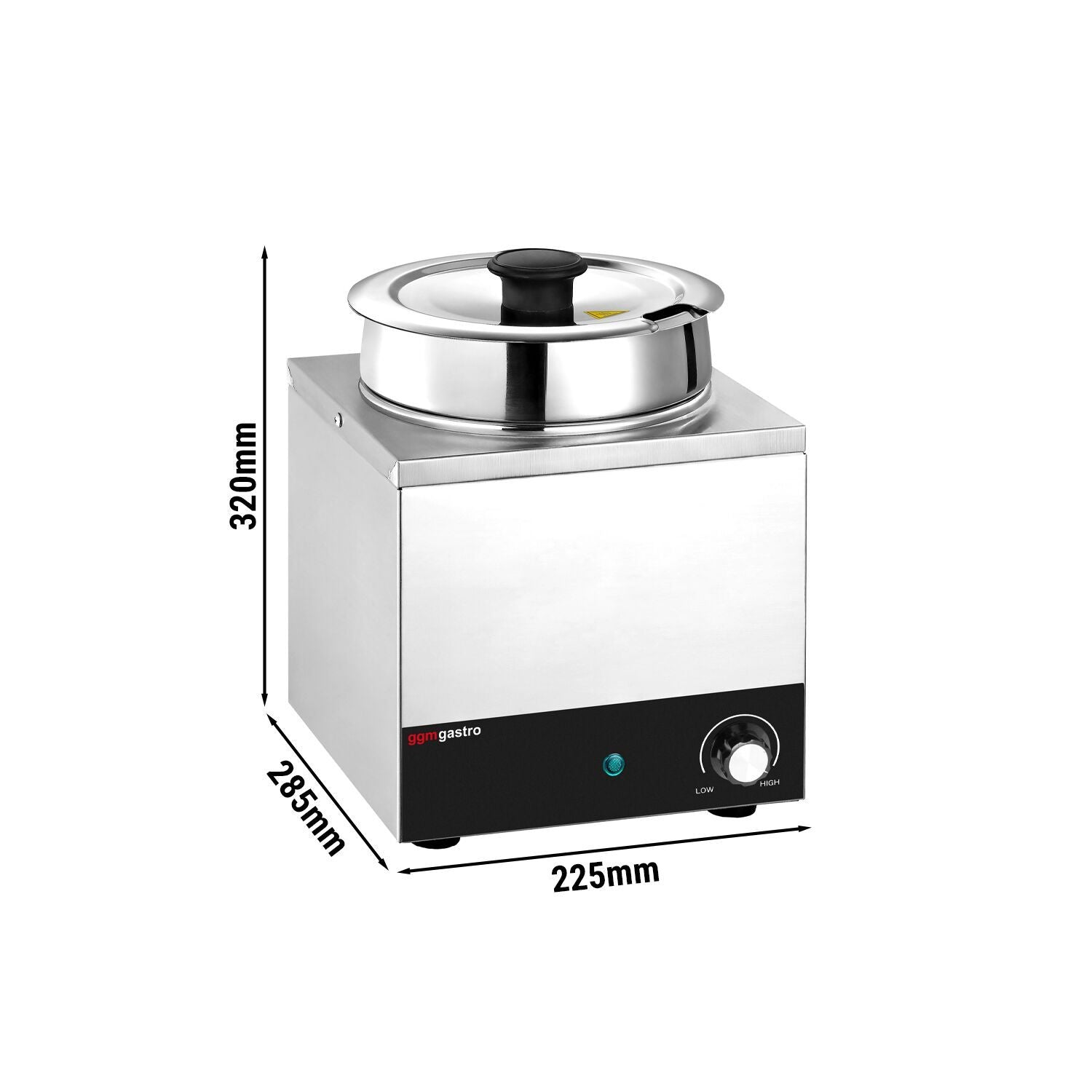 Electric Bain-Marie Soup Warmer 6.5L 200W BHPV65-1