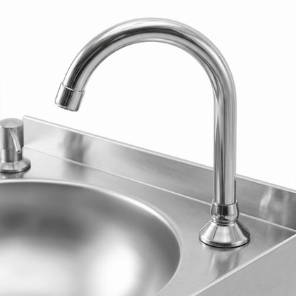 Knee-Operated Hand Wash Sink 400x400x250mm