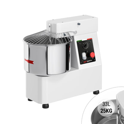 Commercial Spiral Bakery Dough Mixer 33L 230V TMP33-230V-N