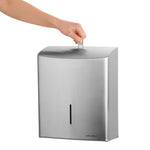 Paper Towel Dispenser 600 Towels Stainless Steel