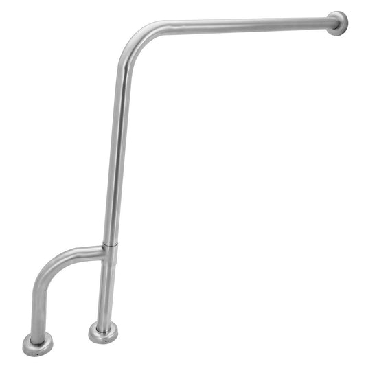 Wall Mounted Angled Bathroom Grab Bar 700 mm Stainless Steel