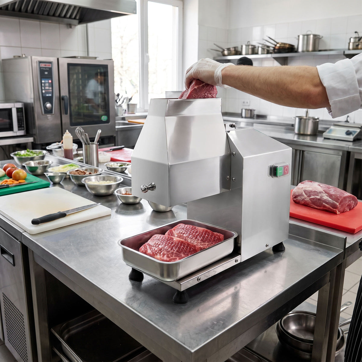 Electric Meat Tenderizer Stainless Steel 180mm FKA100E