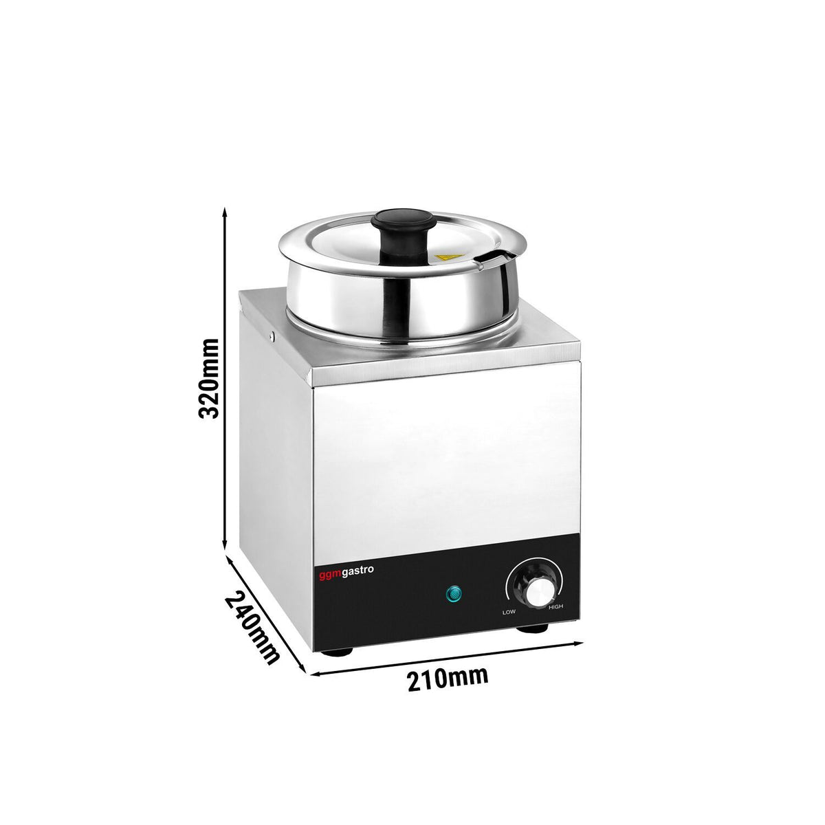 Electric Bain-Marie Soup Warmer 3.5L 200W BHPV35-1
