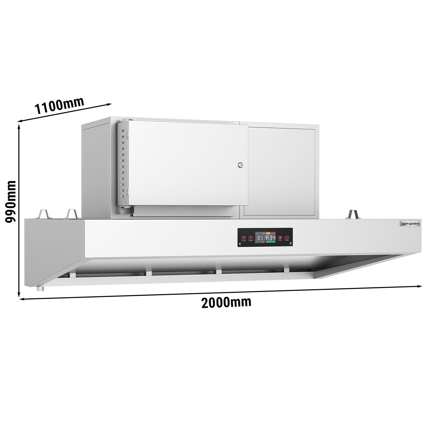 Commercial Hybrid Wall Hood 2000mm HDHK2011#SET