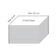 Paper Towel Dispenser 400 Towels Stainless Steel Black