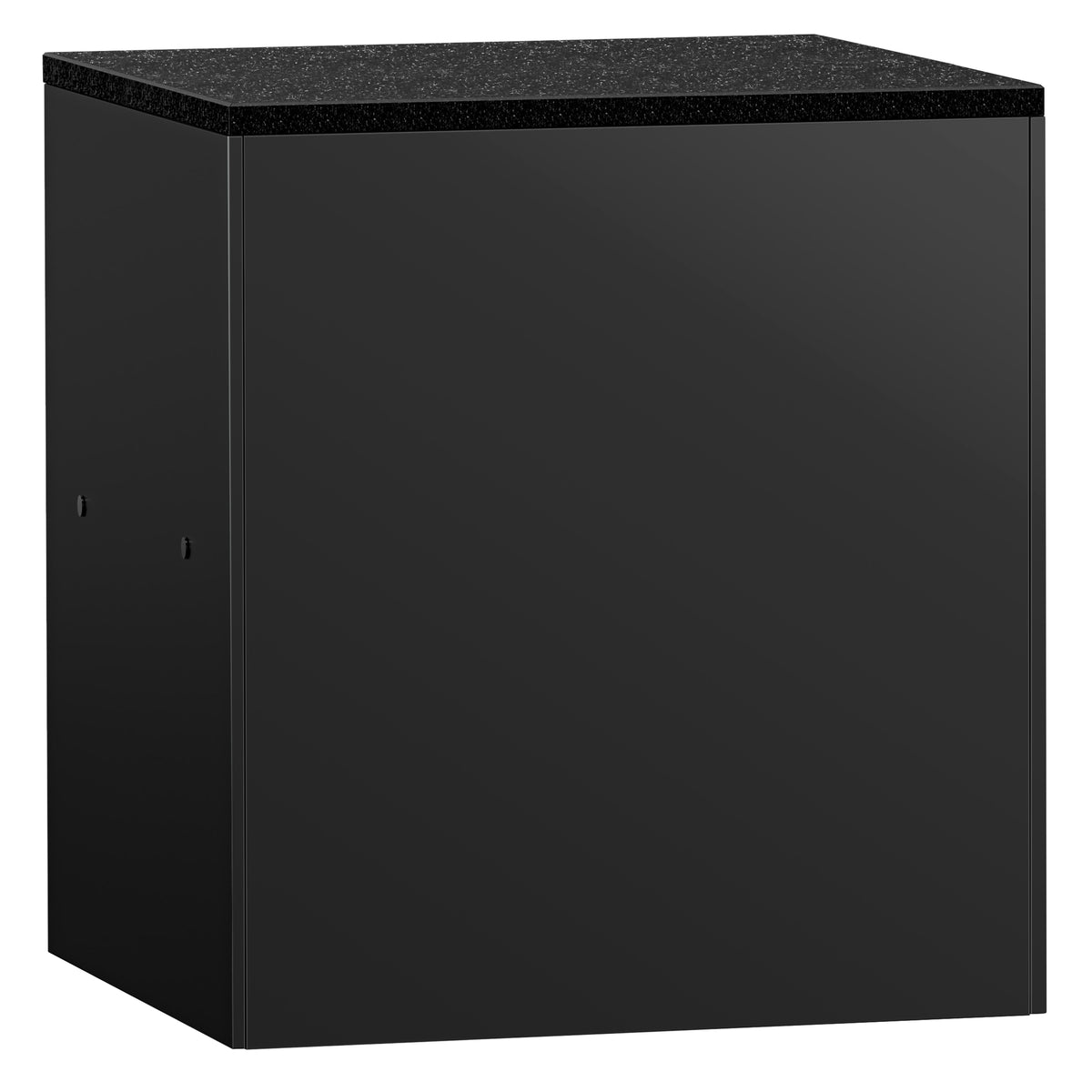 Cash Register Counter Black Marble Top 800mm Matt Black KTKG87SM