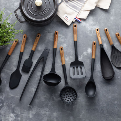 Silicone Tongs 310mm Black 1003591
