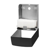 Paper Towel Dispenser 600 Towels Stainless Steel Black