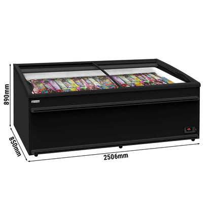 Refrigerated Display Island 2506mm 594L 403W Black TKIU25S