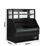 Commercial Refrigerated Counter Display 650W 230V VTBL128N