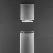 Paper Towel Dispenser 600 Towels Stainless Steel