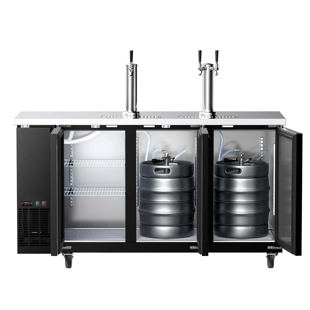 Commercial Draft Beer Cooler 3 Taps 3x50L BKZG1869N