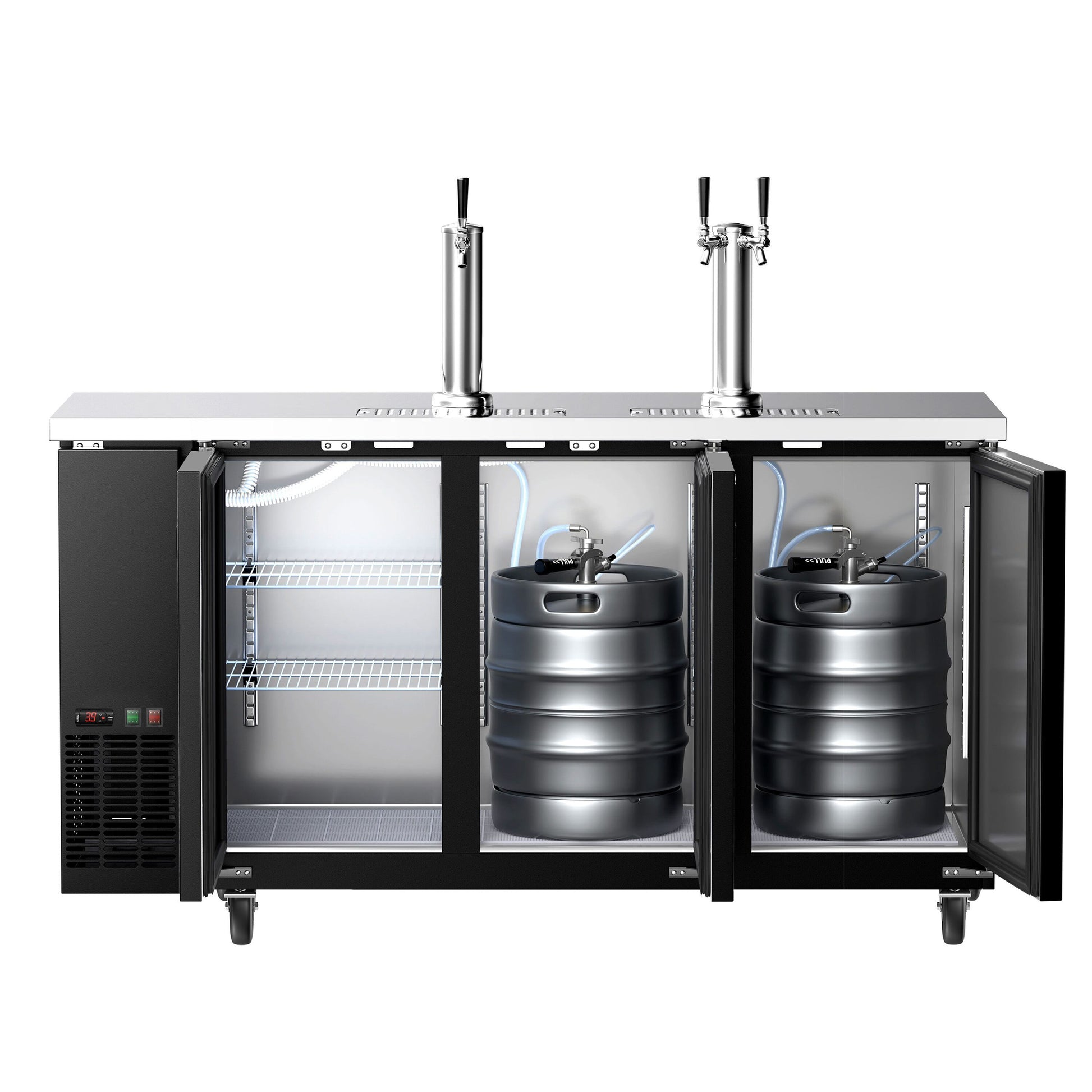 Commercial Draft Beer Cooler 3 Taps 3x50L BKZG1869N