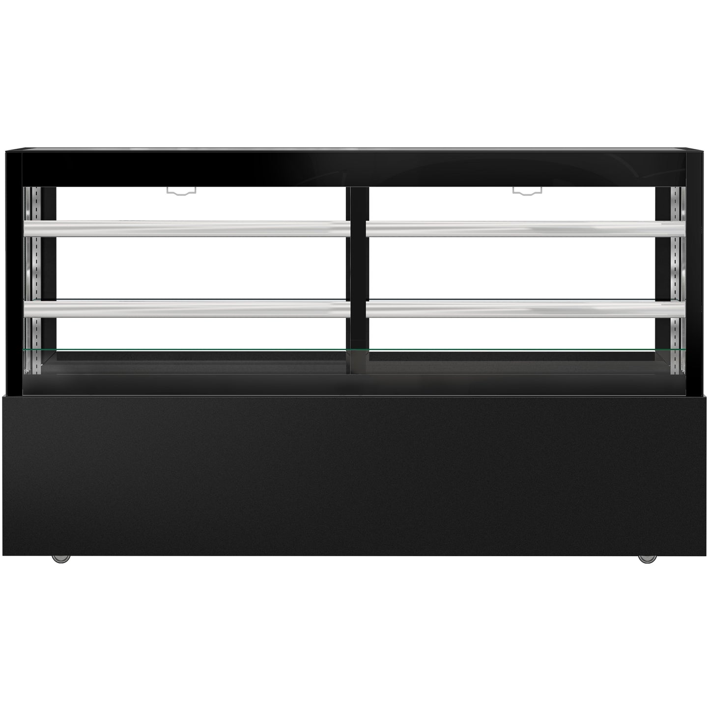 Refrigerated Pastry Display Case Double Glazing 710L Matt Black KTVOG207SM