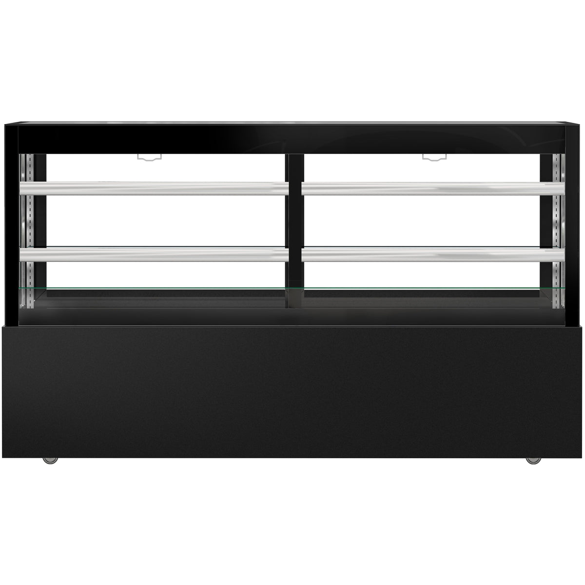 Refrigerated Pastry Display Case Double Glazing 710L Matt Black KTVOG207SM