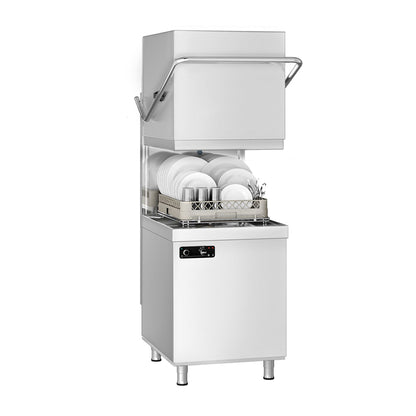 Commercial Hood Type Dishwasher 655mm 6.52kW