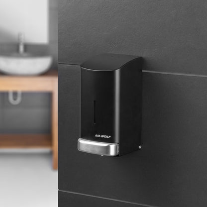 Soap and Disinfectant Dispenser 800ml Matte Black Stainless Steel