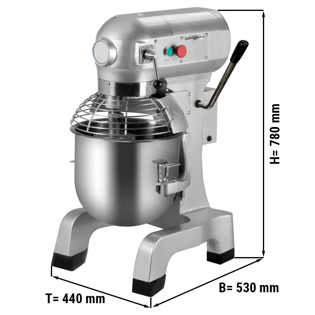 Commercial Planetary Floor Mixer 20L 1.1kW PRMSH20