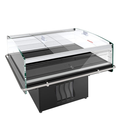 Refrigerated Display Island 1310L 750W Black KTHA1013