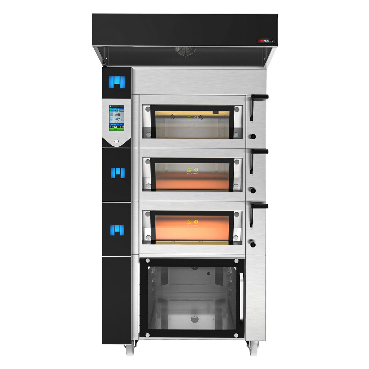 Commercial Bakery Deck Oven with Prover 1050x1700x2250mm